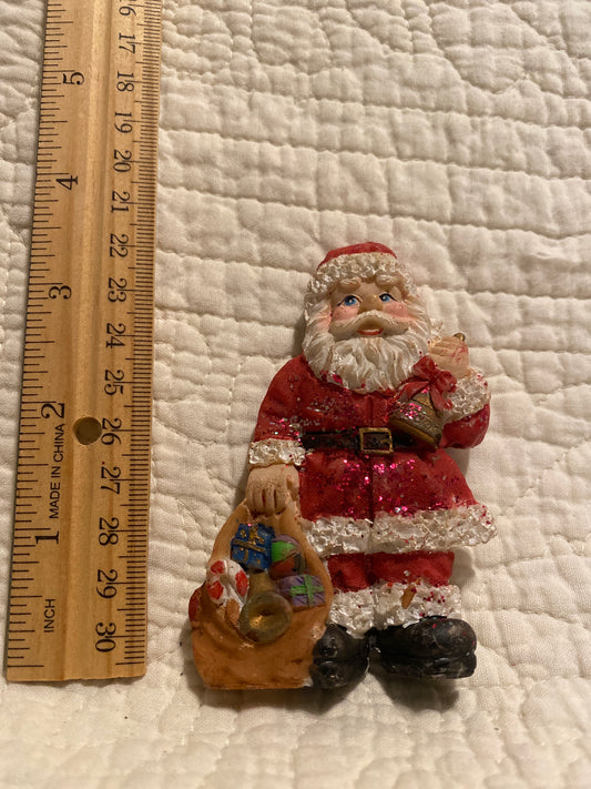 Glittery Santa Claus Ceramic very fine detail