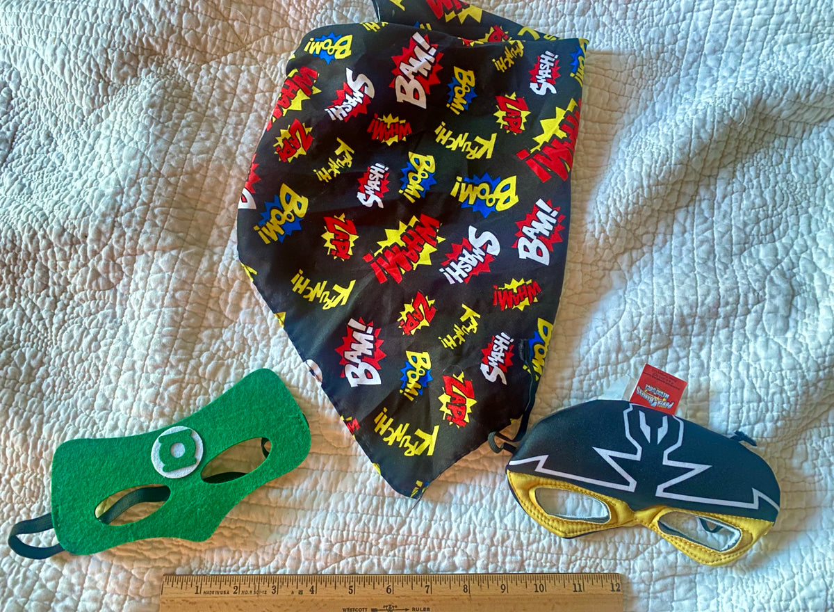 2 masks and a power Large Scarf or bandanna