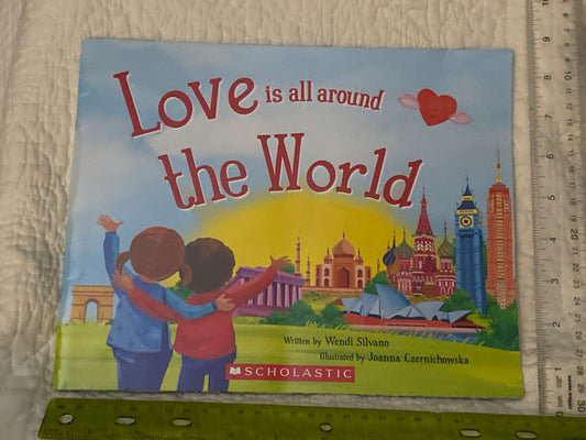 Scholastic Love is all Around the world book