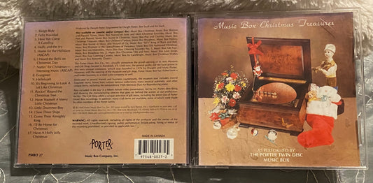 Music box Christmas Treasures CD