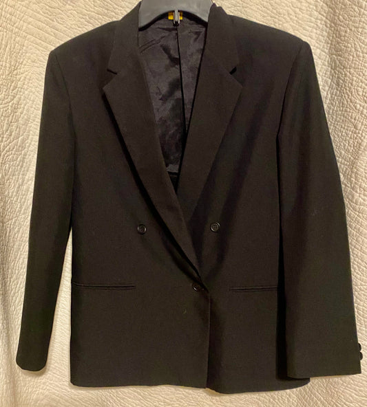 Double breasted TFW Black suit jacket - size Youth - 16 (XL)