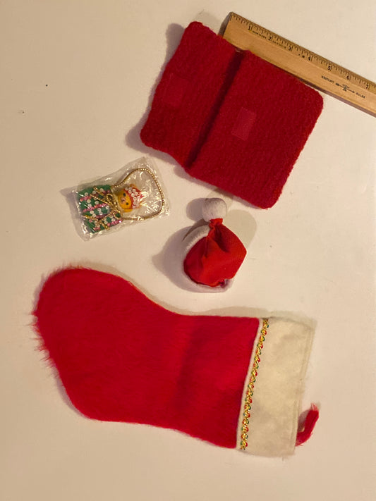 Christmas gift bag, hat For stuff animal&stockin