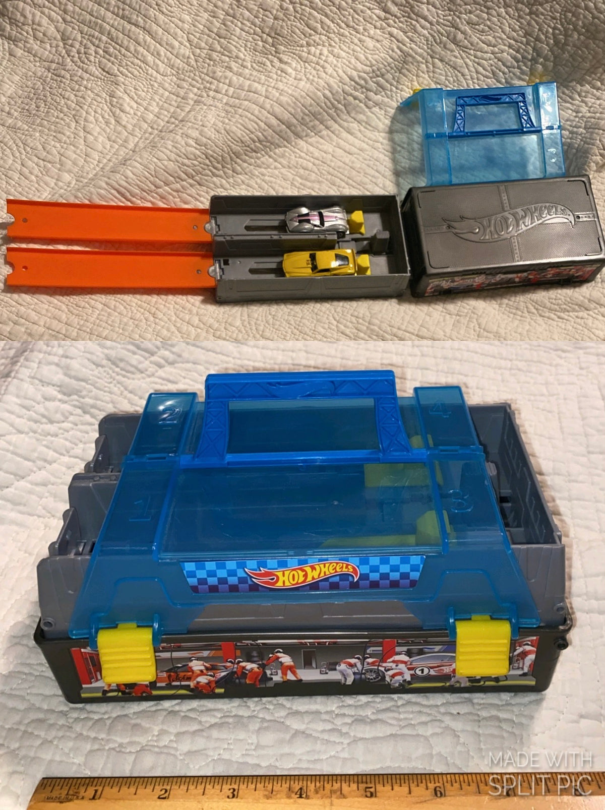 Hot wheels race dual car Launcher convert to