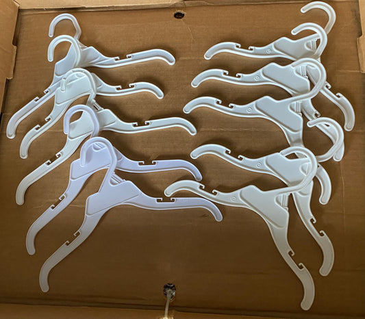 Lot of 10 baby/young Child size hangers
