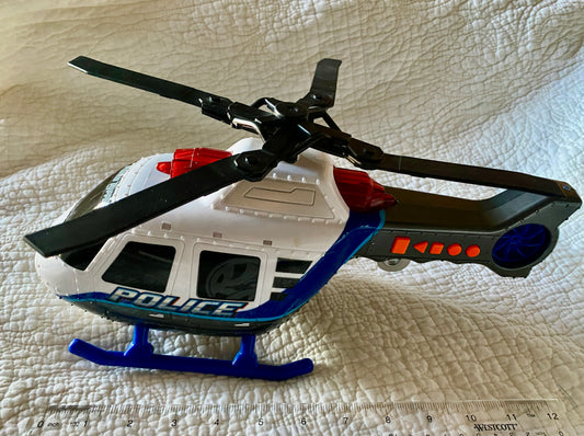 Road Rippers Police Helicopter white & blue