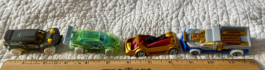 Lot of 4 matchbox Hot wheels vehicles