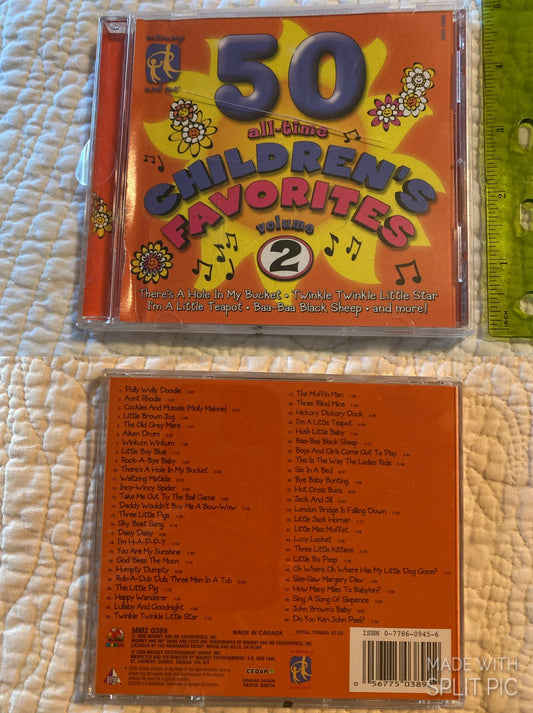 Children's 50 favorite Songs vol 2 CD