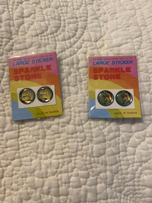 Large sticker sparkle Stones lot of 2