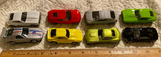 Lot of 8 small racing Toy cars