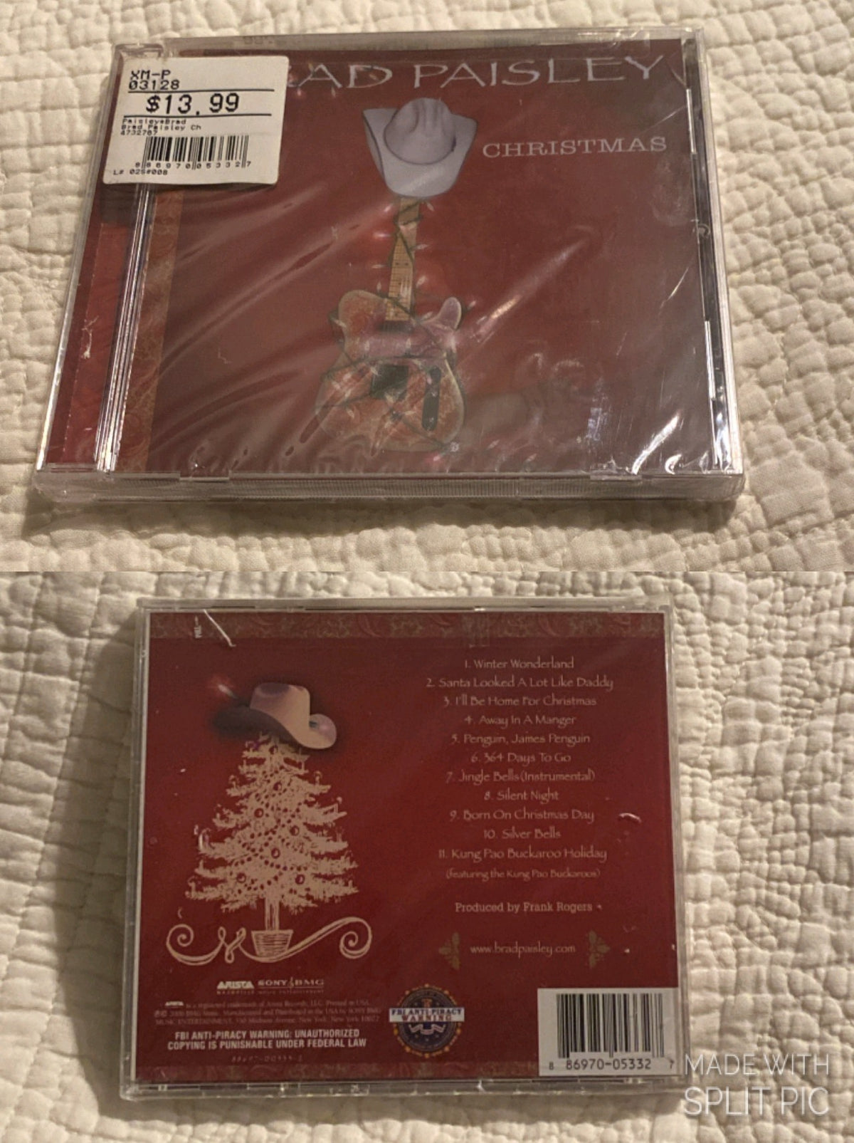 Brad Paisley Christmas Music CD new unopened