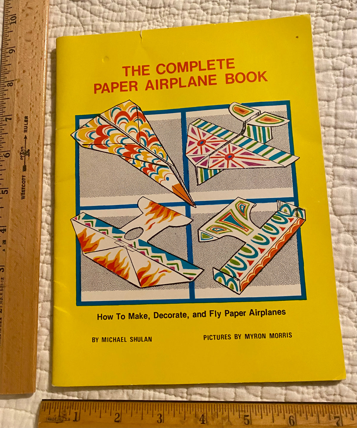 Vintage 1979 Complete Paper Airplane book