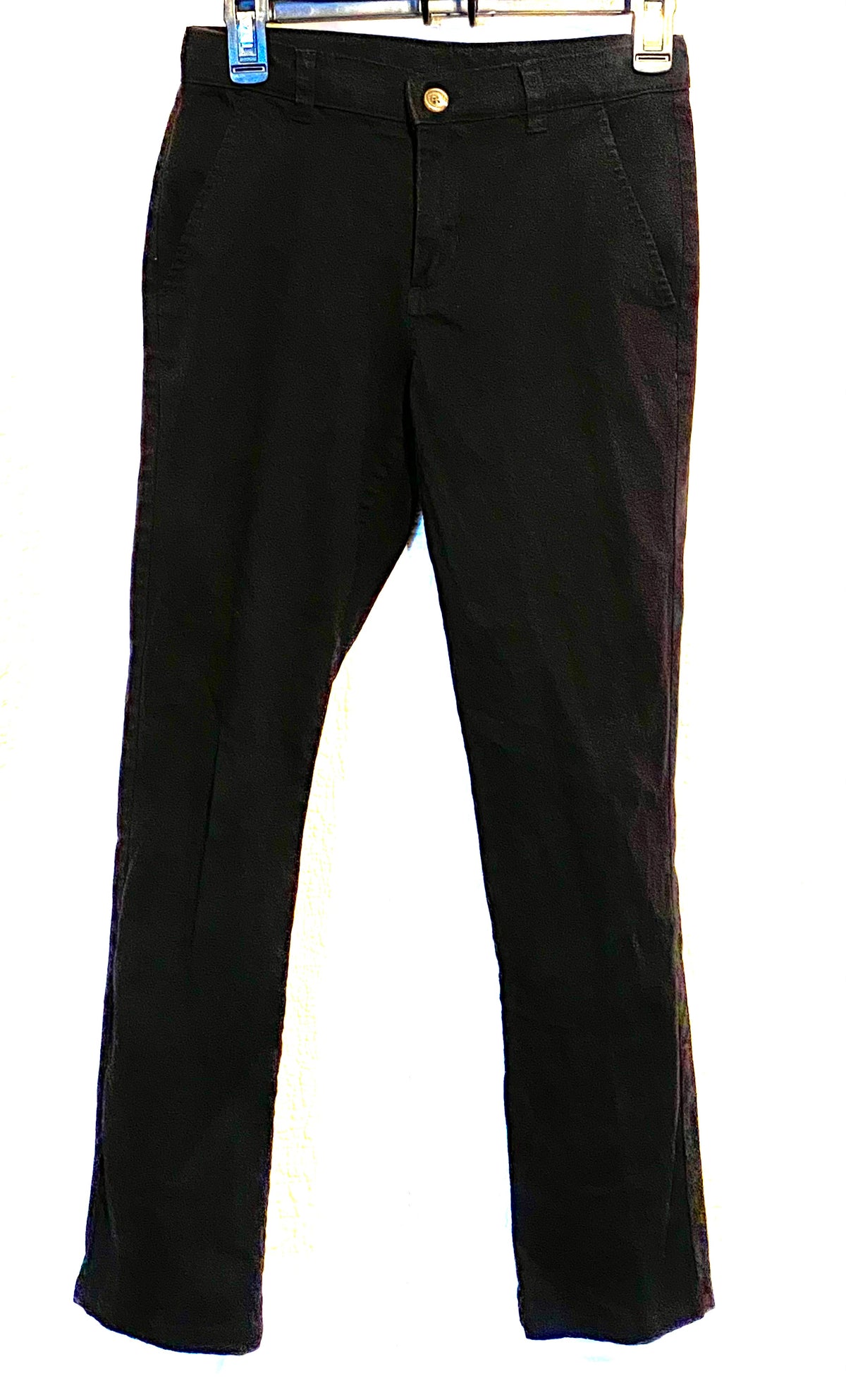 IZOD black cotton Dress/school pants - size Youth - 14 (XL)