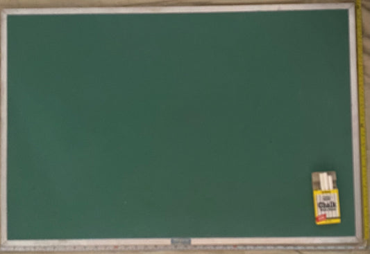 Green chalk board large 36x24 hook in back