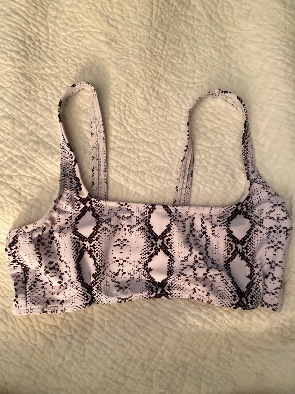 SHEIN black & white Sports bra tank - size Junior - M (7/9)