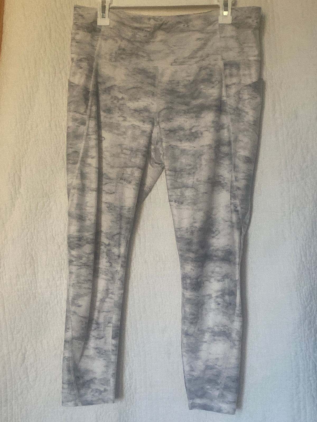 Xersion 7/8th ankle Legging light&dark grey - size Women - XL (16/18)