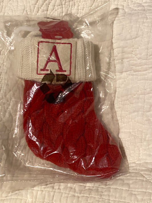 Brand NEW mini Cableknit Christmas Stocking