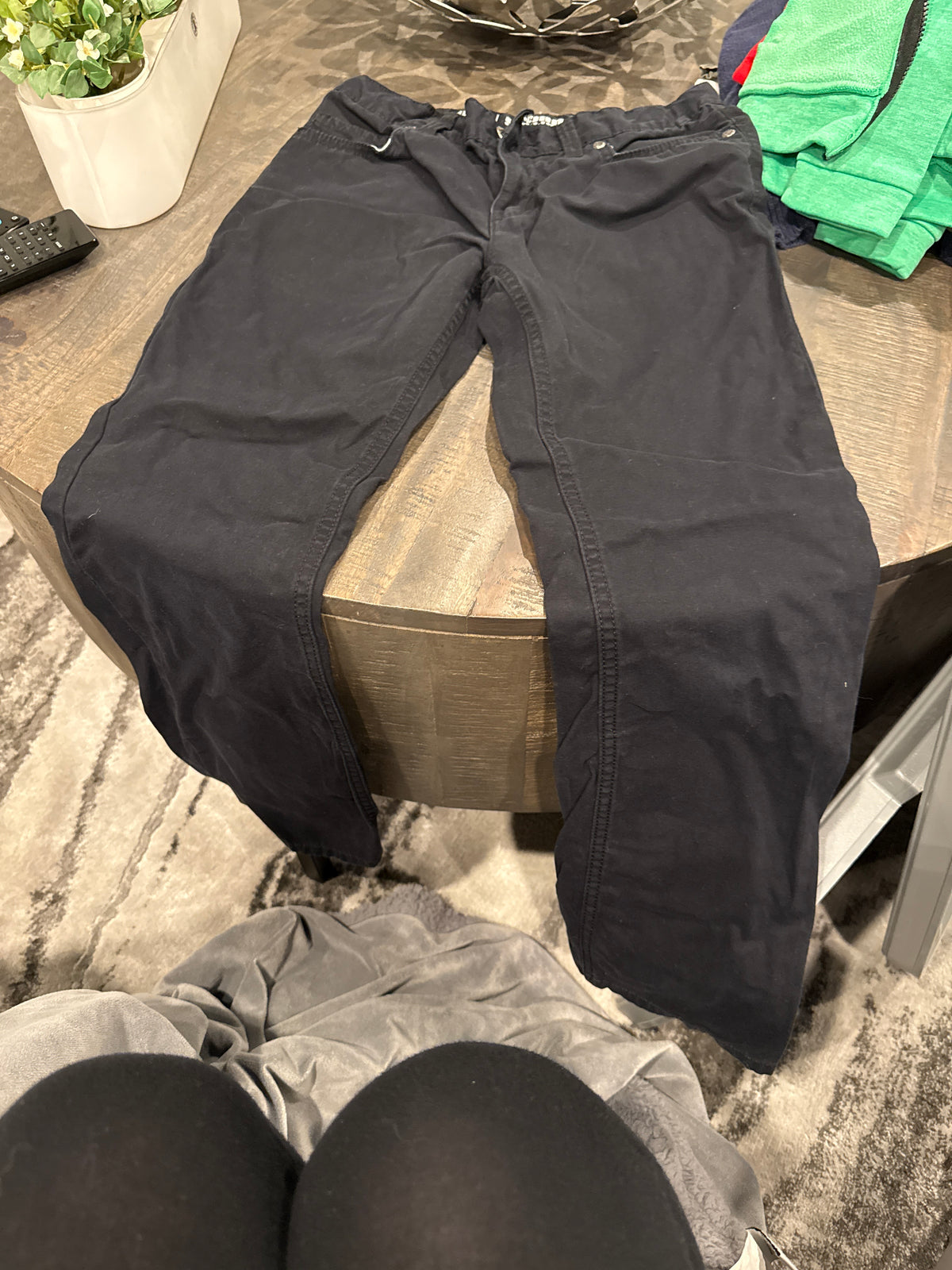 Black dress pants - size Youth - 10 (L)