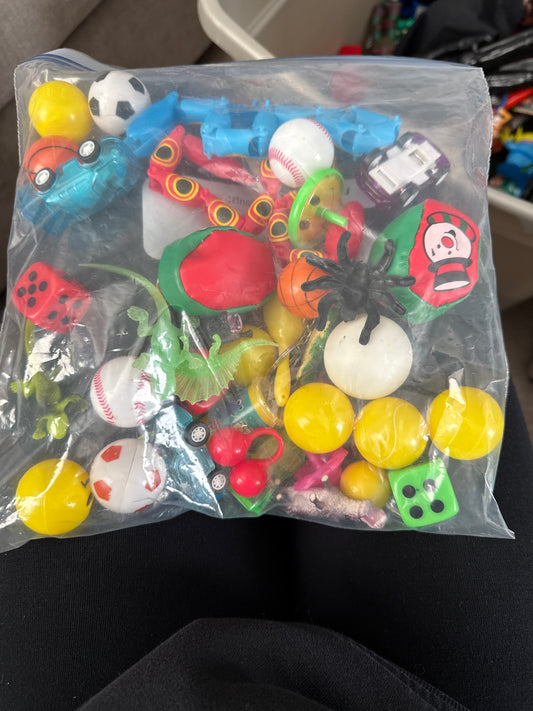Assortment of small toys