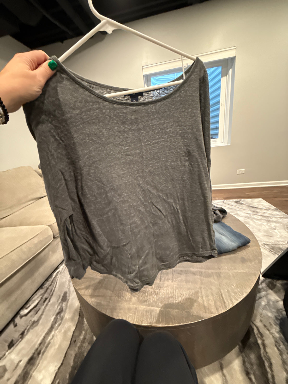 Light long sleeve Gray gap - size Women - M (8/10)