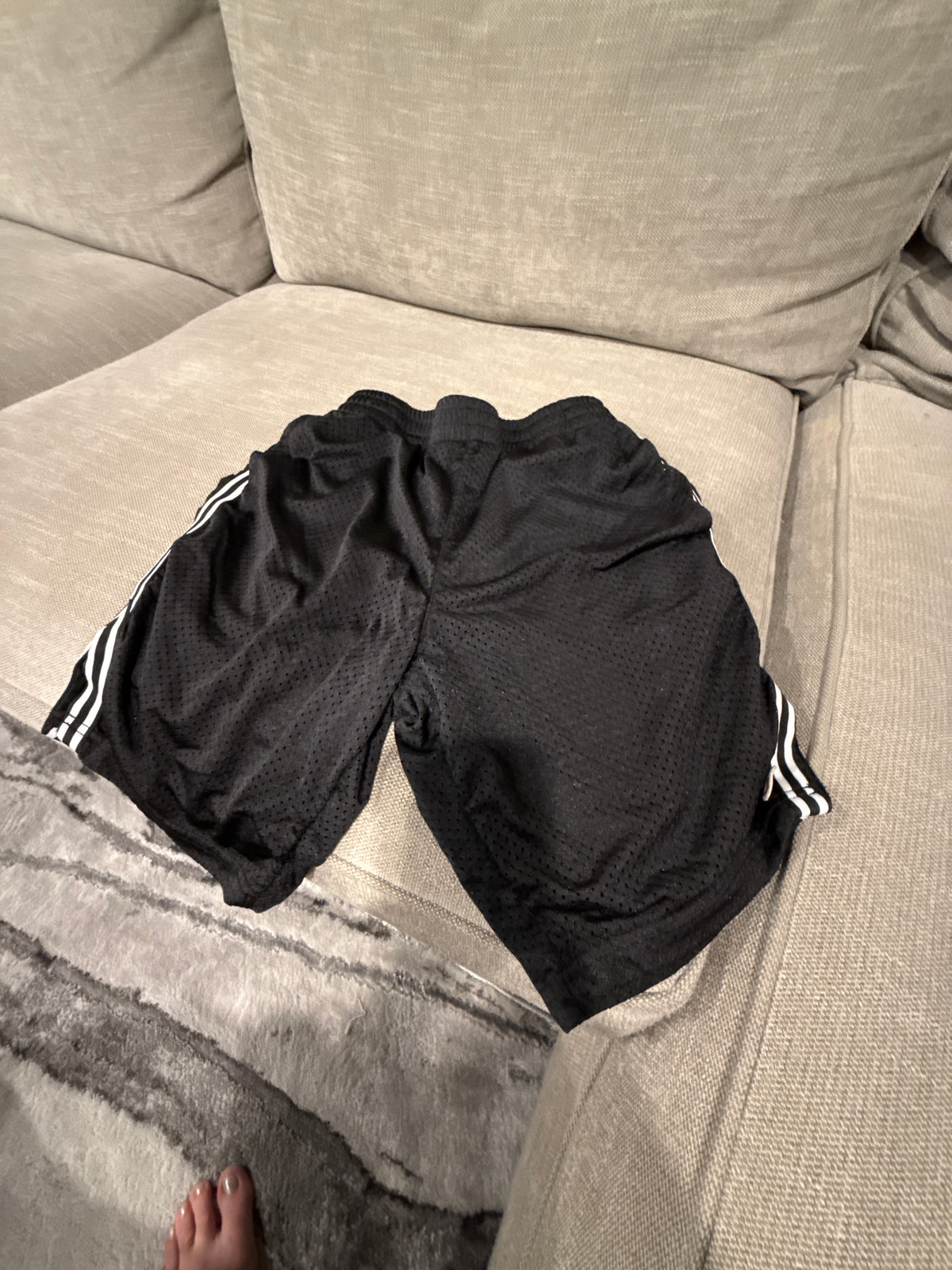 Black champion shorts - size Youth - 8 (M)