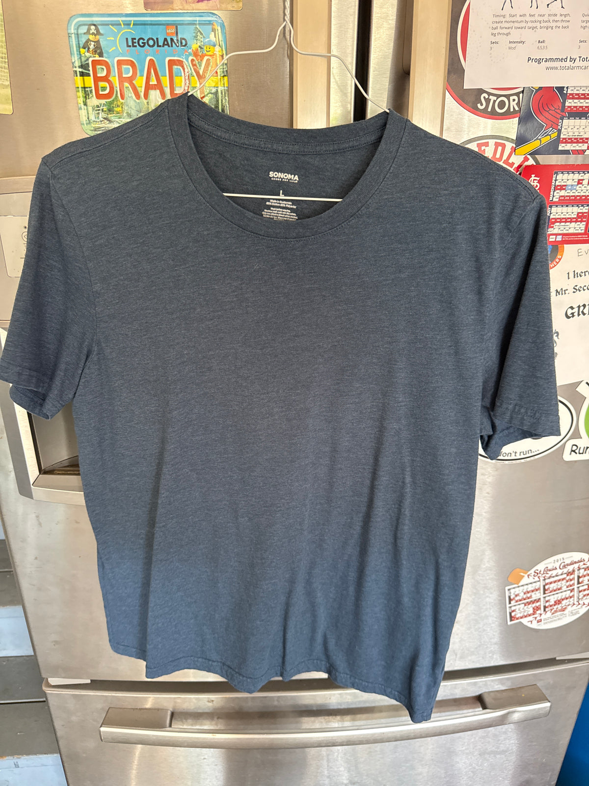 Blue T-shirt - size Teen/Men - L (36-38)