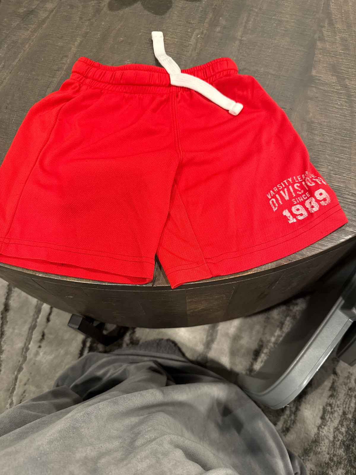Red athletic shorts - size Youth - 4 (XS)