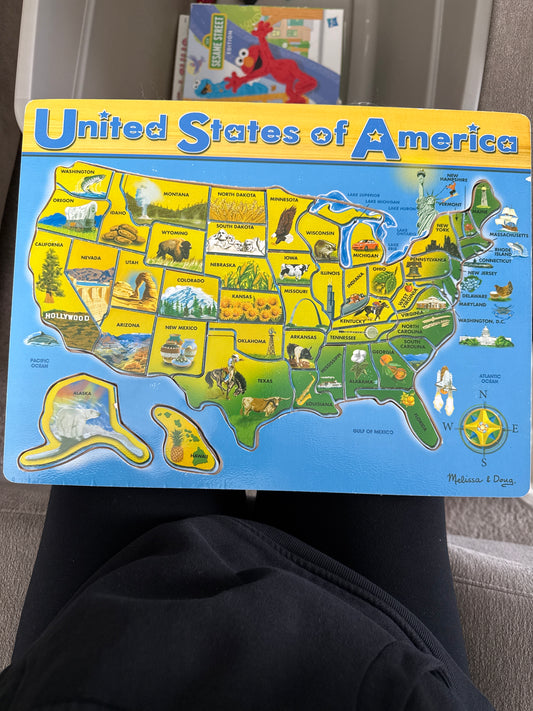 USA puzzle Melissa and Doug