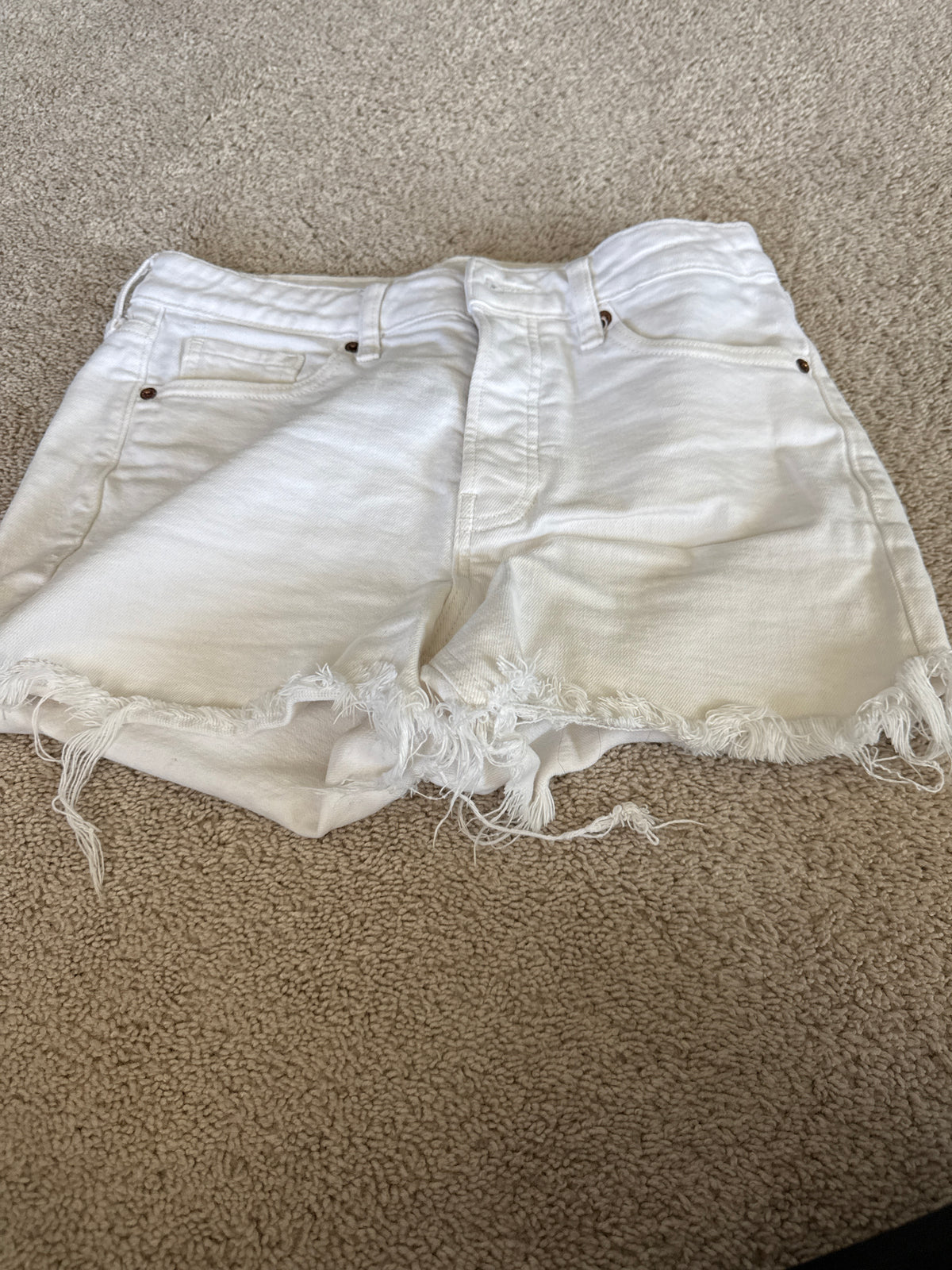 White denim cut offs - size Women - S (4/6)