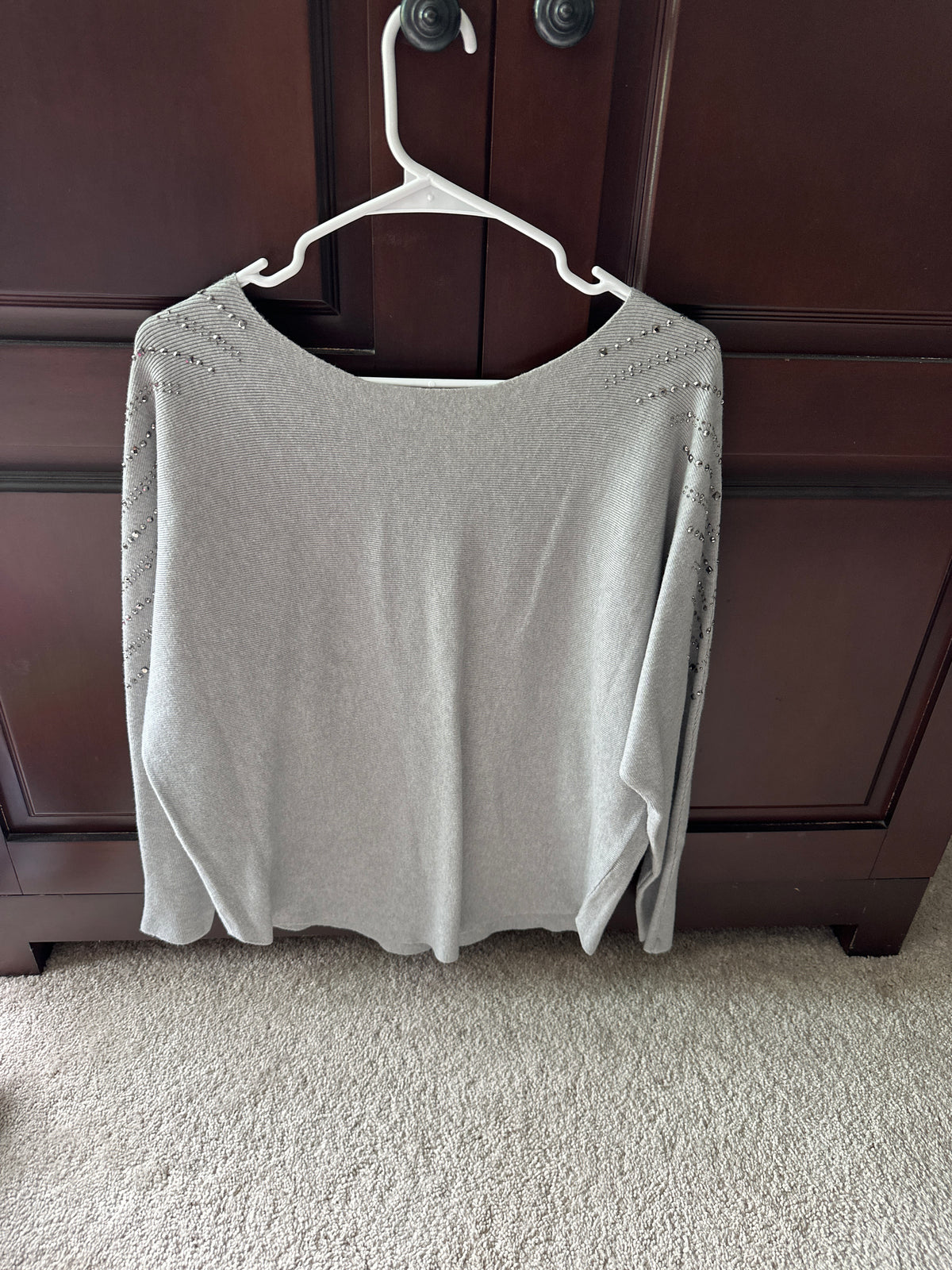 Gray embellished Sweater - size Women - M (8/10)
