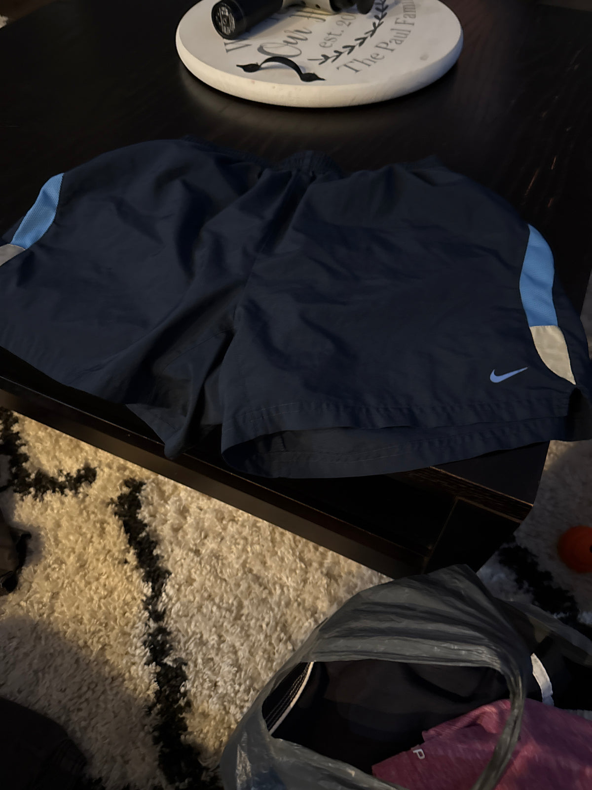Navy Nike shorts - size Teen/Men - L (36-38)