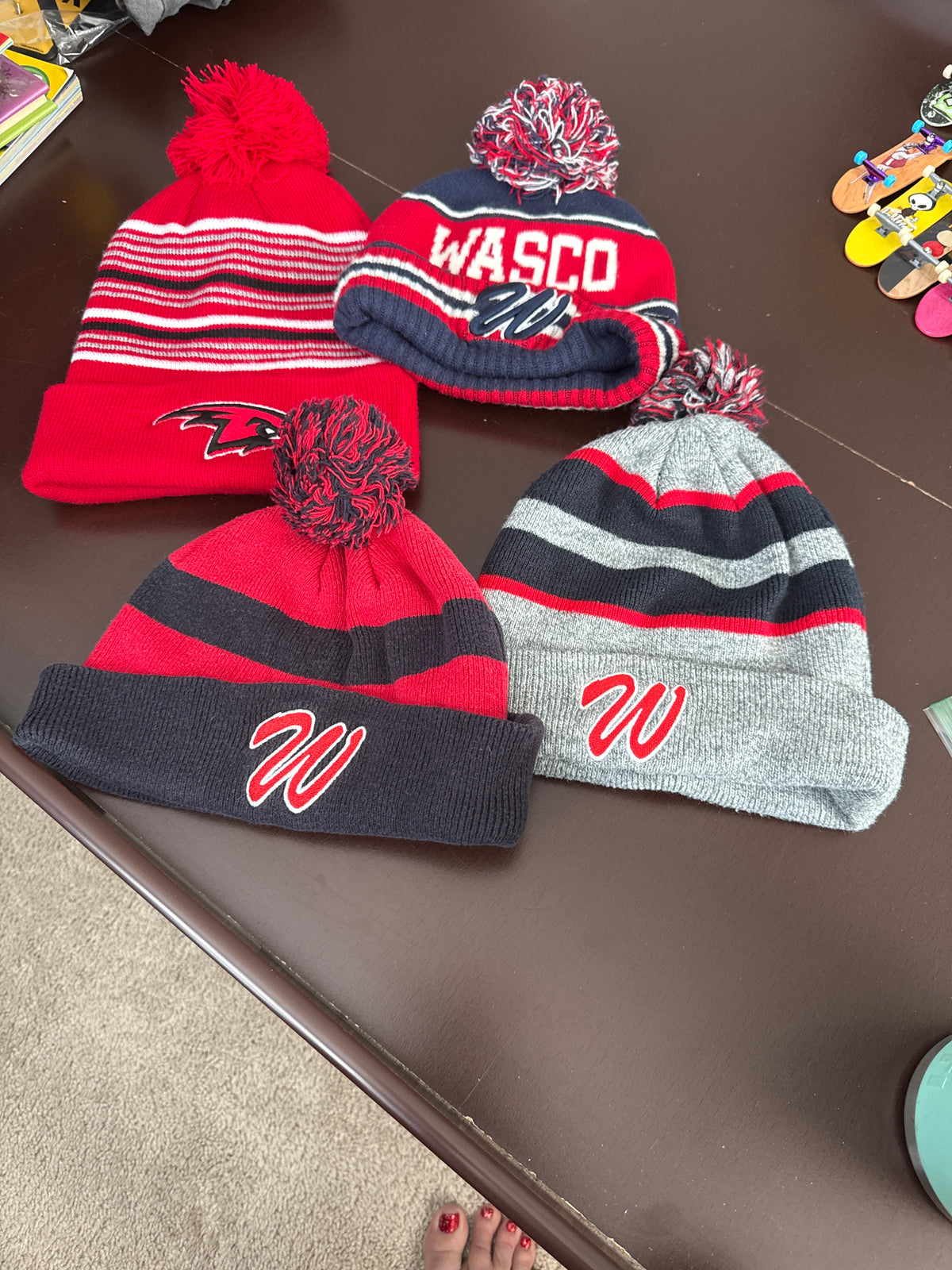 4 winter hats