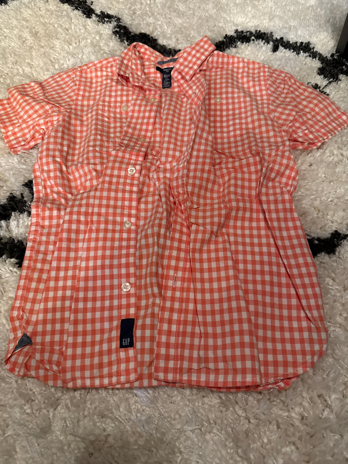 Gap short sleeve Dress shirt - size Youth - 10 (L)