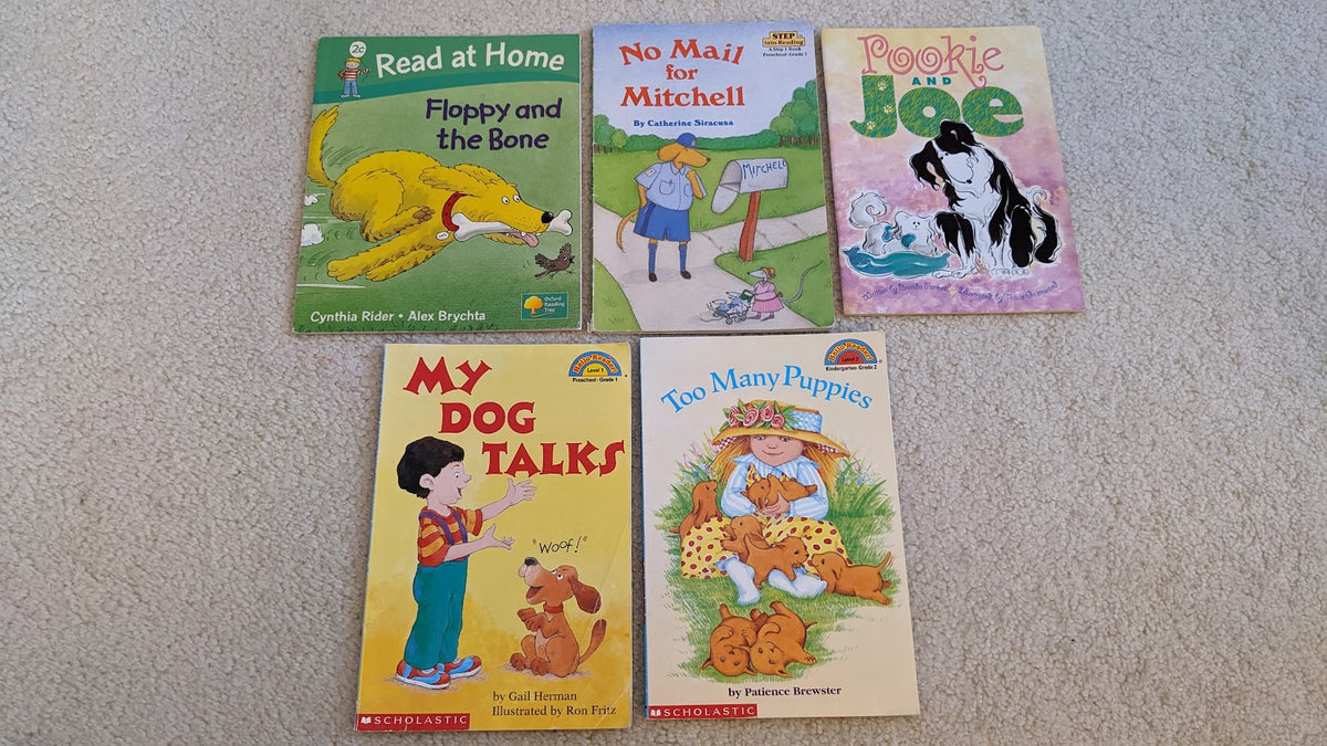 Set of 5- Dog/Puppy Books