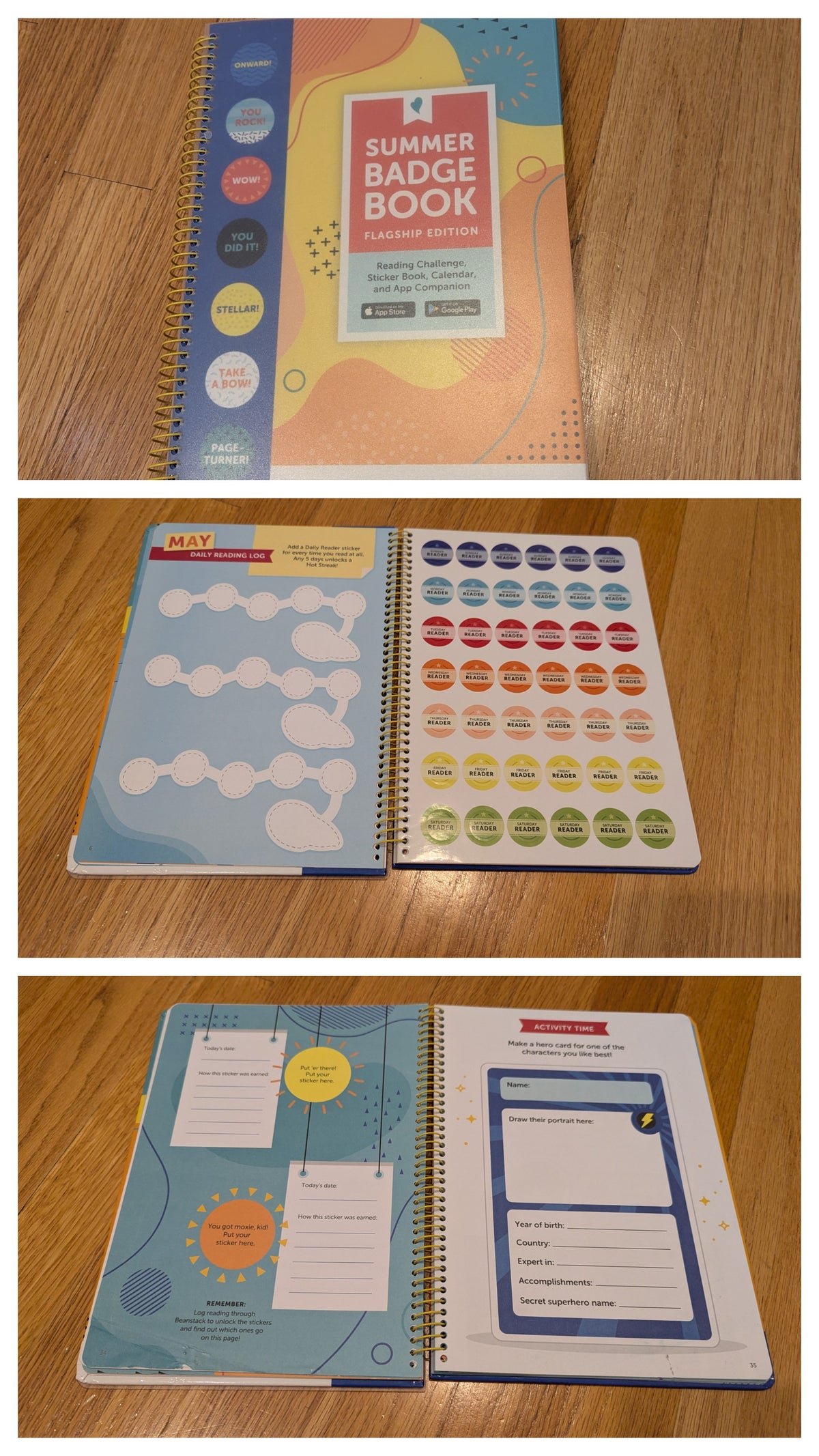 Reading log/journal