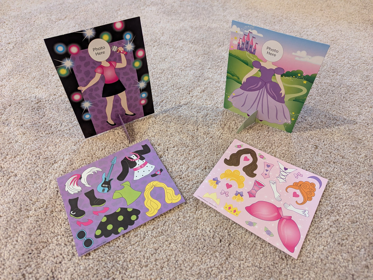 Princess/rockstar photo Sticker kit