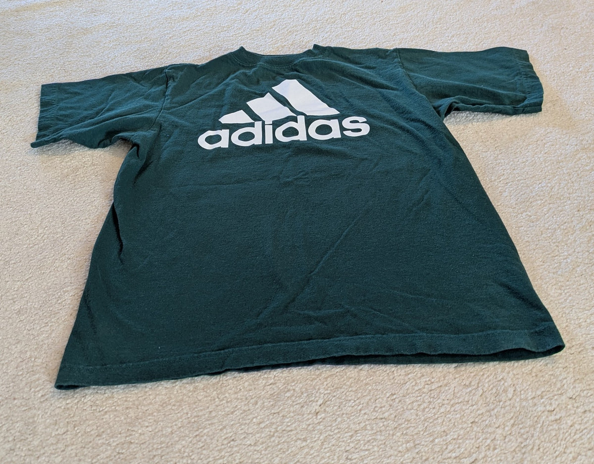 SS green Adidas shirt - size Youth - 12 (L)