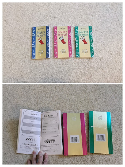 Set of 3 Trivia Books -covers some wear