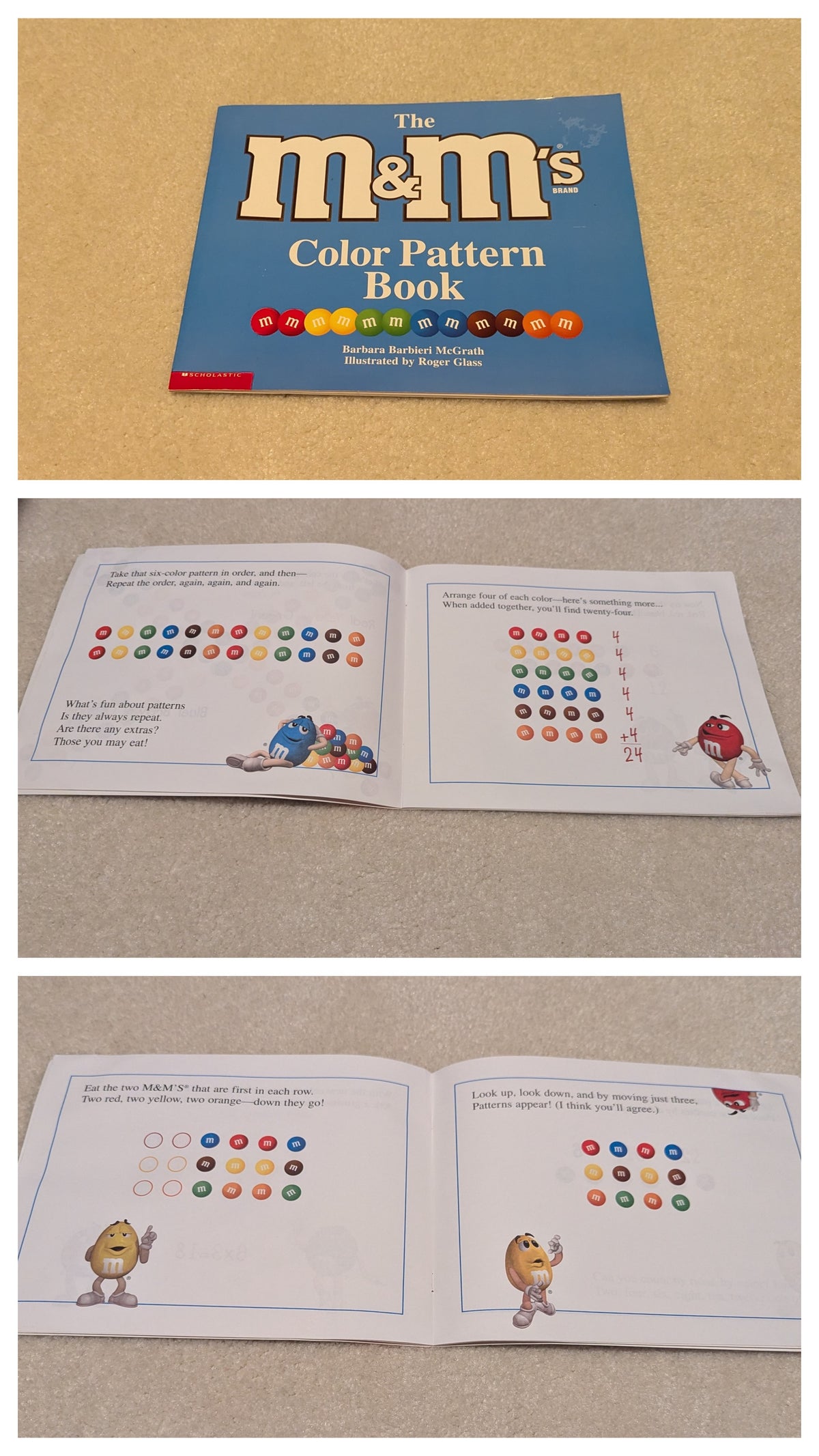 M&M Color Pattern Book