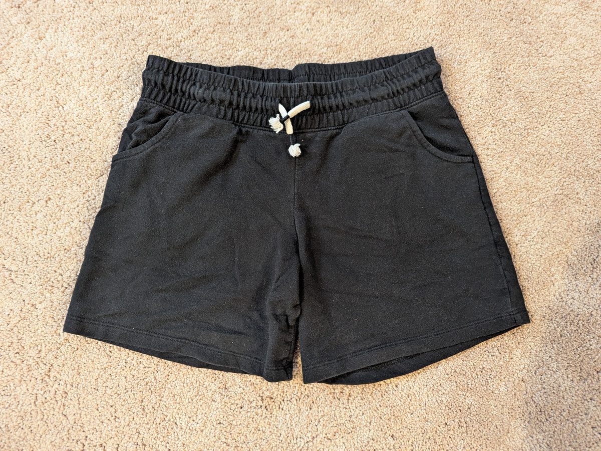 Black knit shorts W/front pockets - size Youth - 14 (XL)