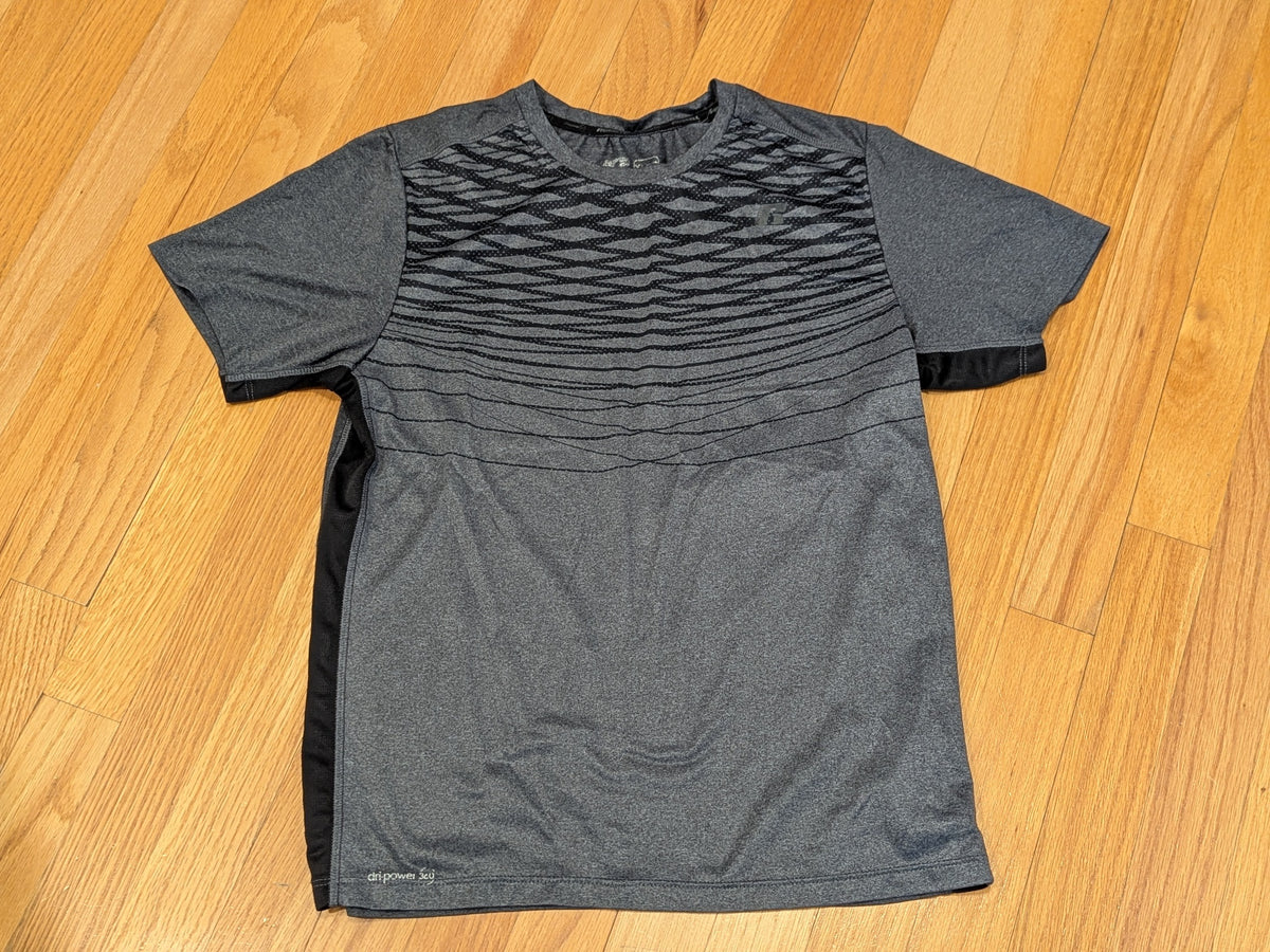 SS grey athletic shirt - size Youth - 14 (XL)