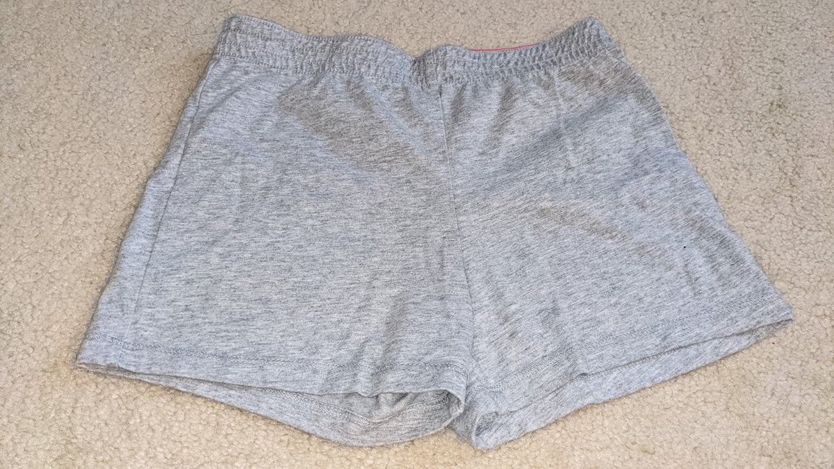 Grey knit shorts - size Youth - 7 (S)