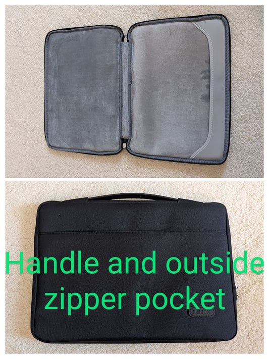 NEW-Black laptop sleeve fits 13-13.3 inches