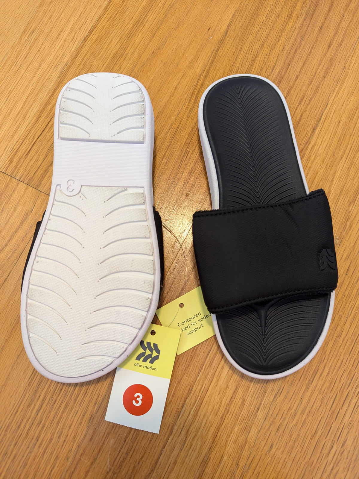 Black and white slides - size Shoes - Kids 3