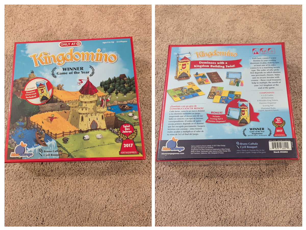 New! Kingdomino w/tower Retail $35