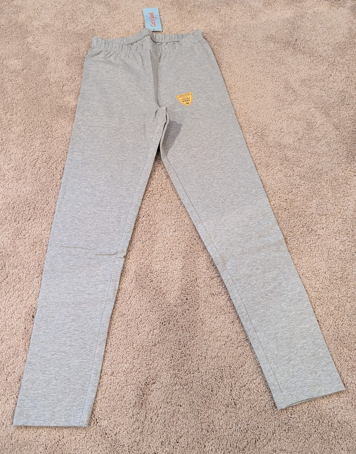 New! Grey leggings - size Youth - 16 (XL)