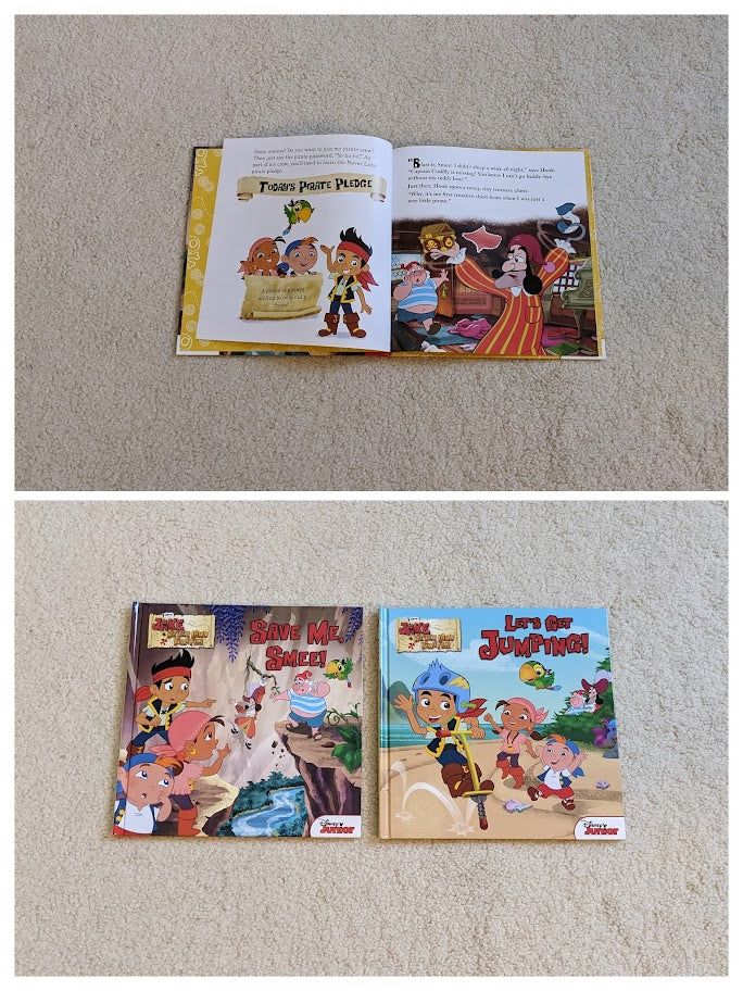 Set of 2 Hardcover Jake & Neverland Pirates
