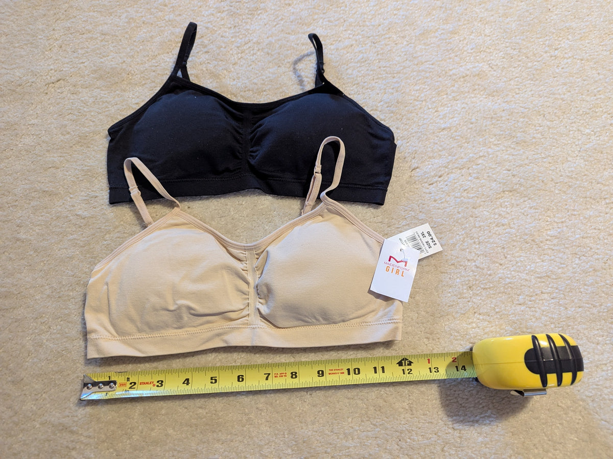 Maidenform girls 2 bras tag 2xl, see picture