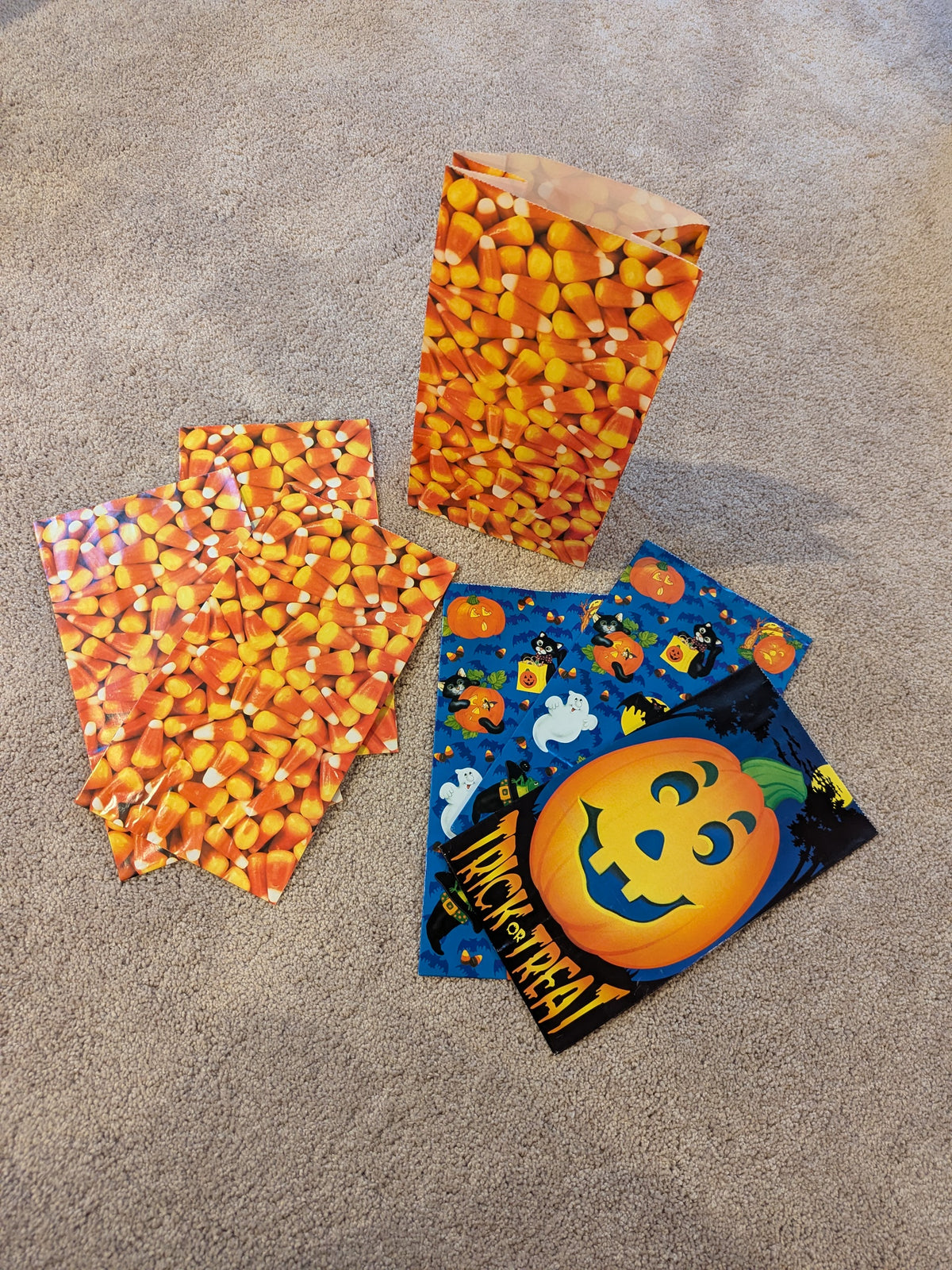 Set of 7 Halloween Bags