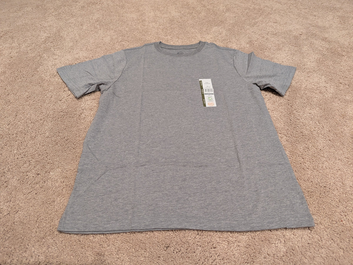 New! SS grey shirt - size Youth - 14 (XL)