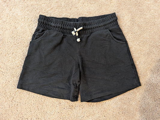 Black knit shorts W/front pockets - size Youth - 14 (XL)